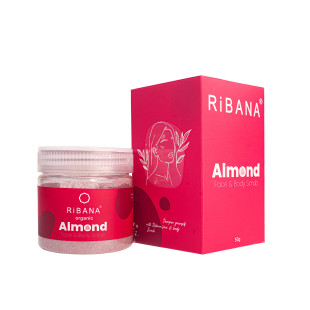 Ribana Almond Face & Body Scrub - 50gm